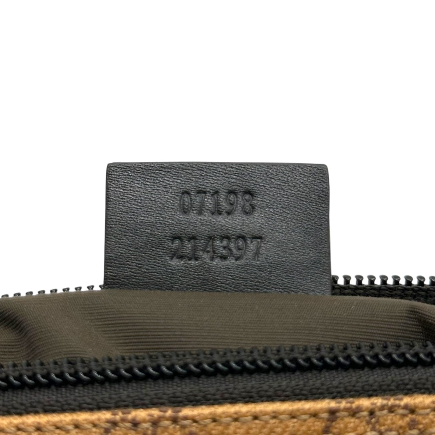 Gucci Tan Monogram Canvas Pochette Bag