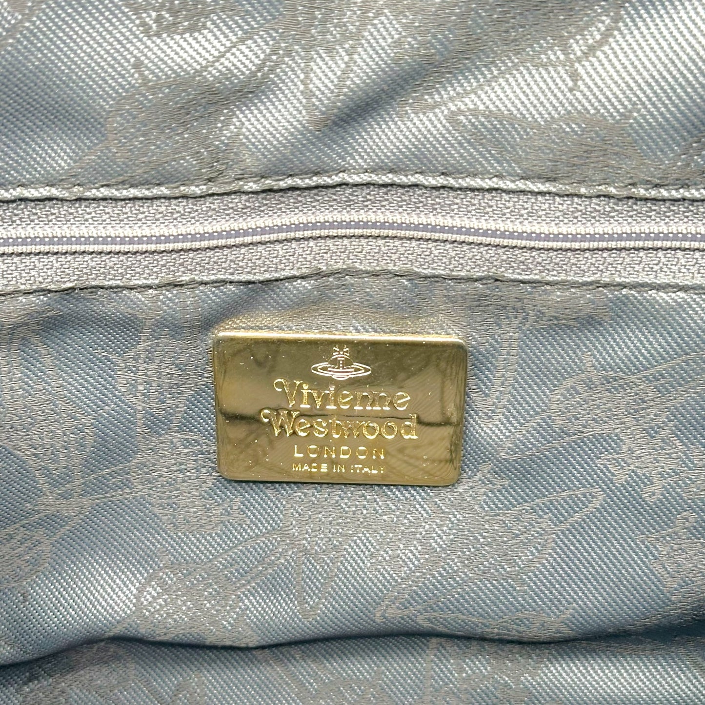 Vivienne Westwood Derby Handbag Green Navy Tartan Print