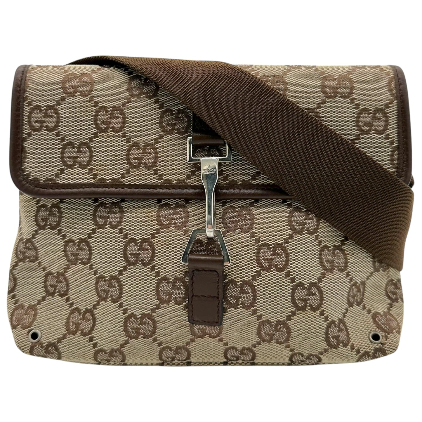 Gucci Tan Monogram Canvas Jackie Bum Bag - Outfit Repeater