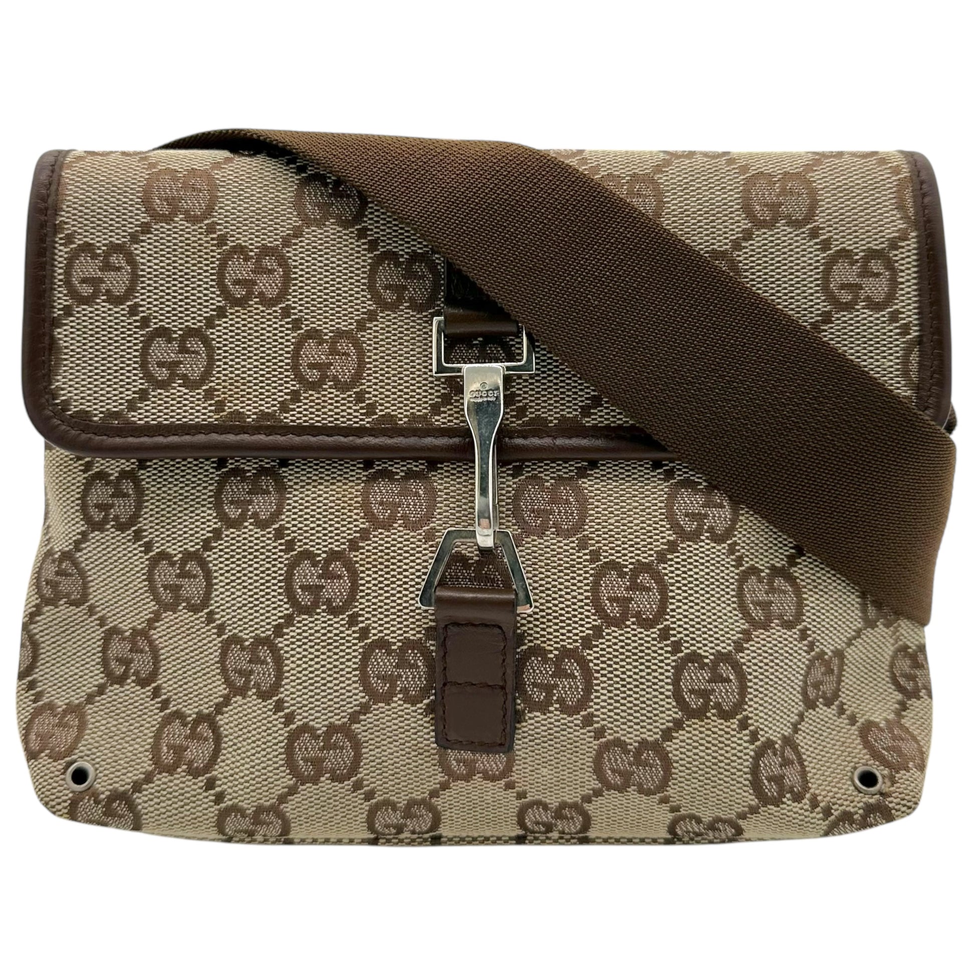 Gucci Tan Monogram Canvas Jackie Bum Bag - Outfit Repeater