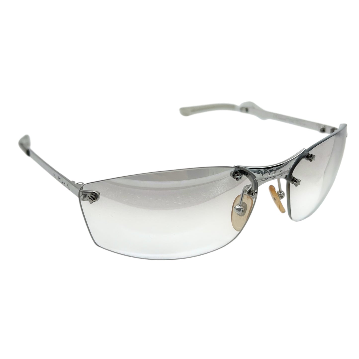 Christian Dior DiorPop Silver Rimless Sunglasses - Outfit Repeater