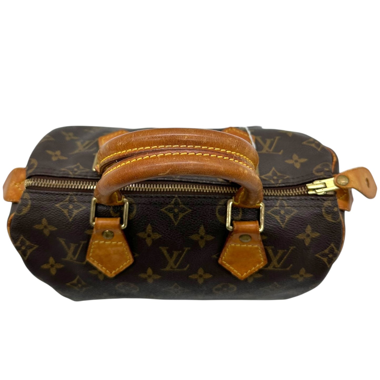 Louis Vuitton Brown Monogram Canvas Speedy 25 Bag - Outfit Repeater