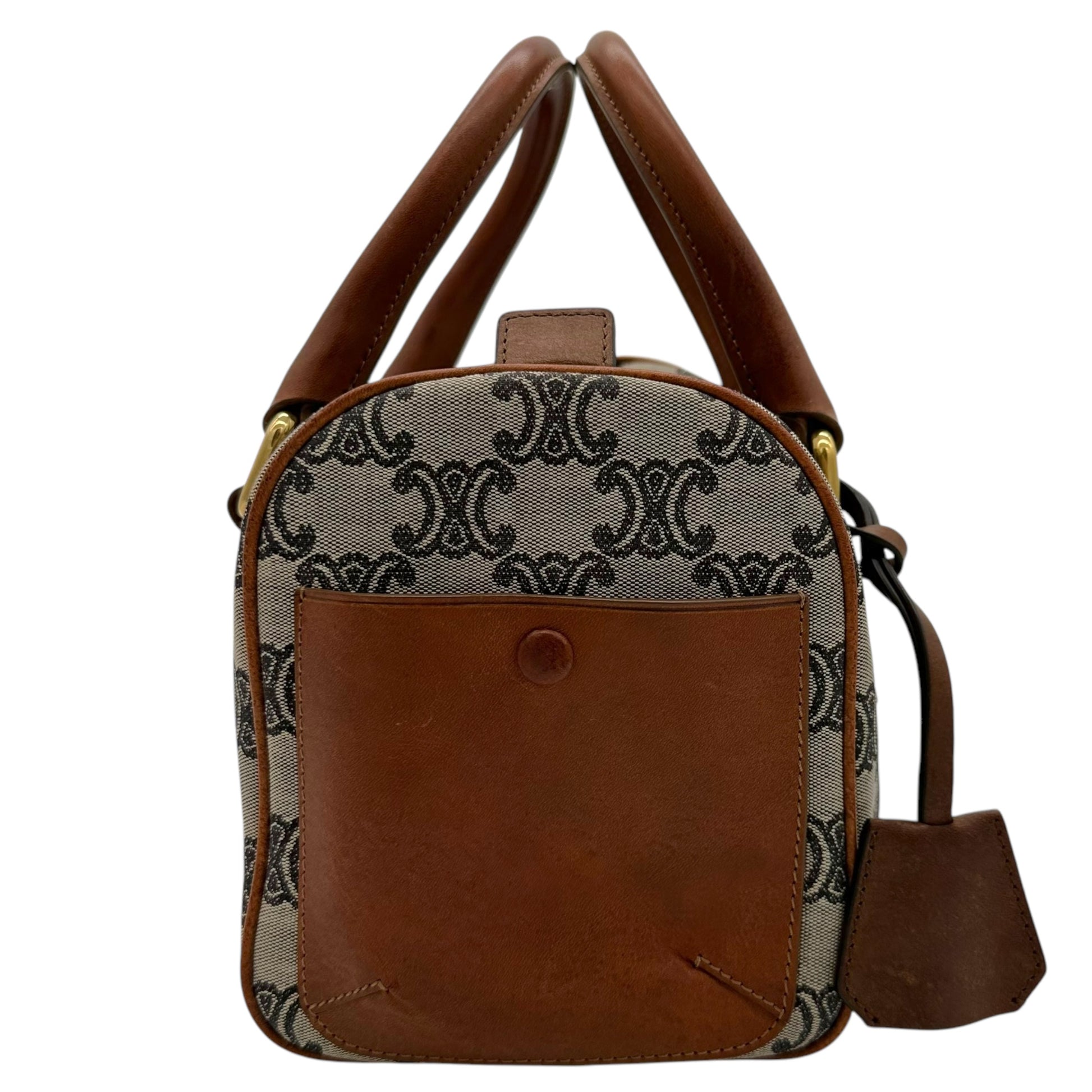 Celine Triomphe Monogram Mini Boston Bag - Outfit Repeater