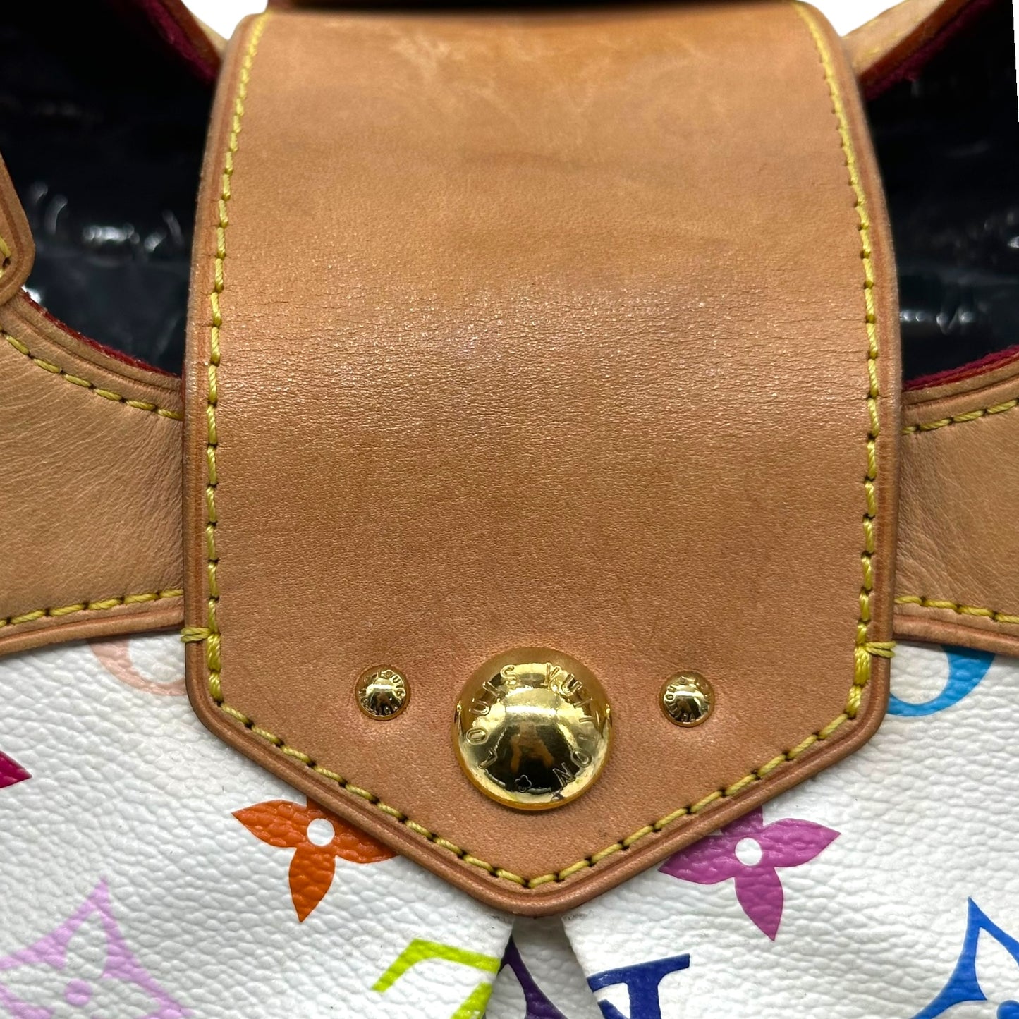 Louis Vuitton White Multicolor Murakami Ursula Tote Bag - Outfit Repeater