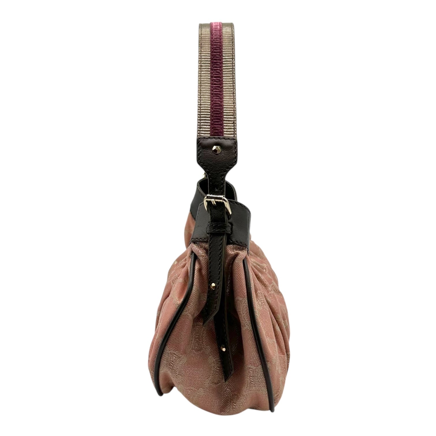 Celine Light Pink Triomphe Monogram Shoulder Bag - Outfit Repeater