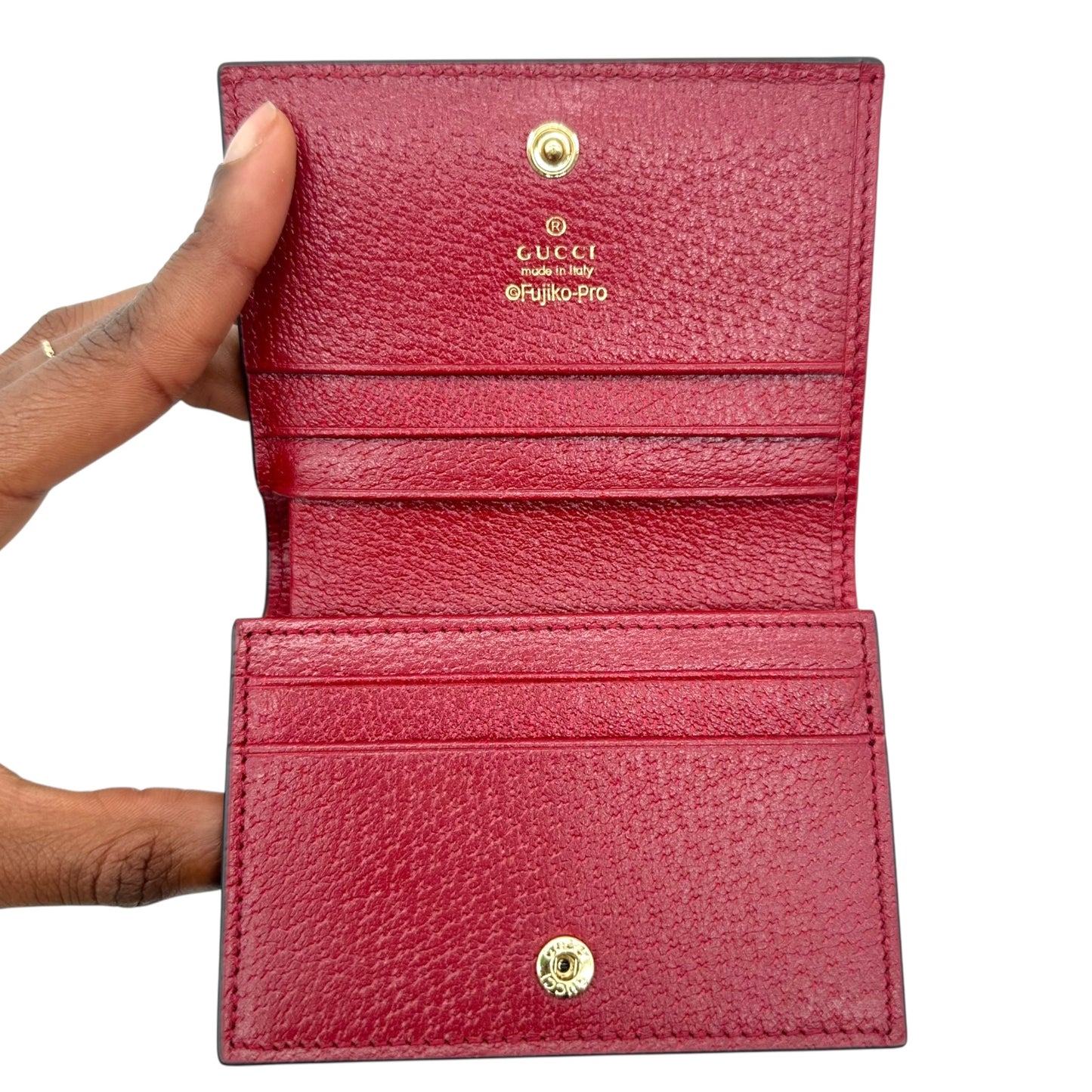 Gucci X Doraemon Fujiko Pro Chinese New Year Compact Wallet