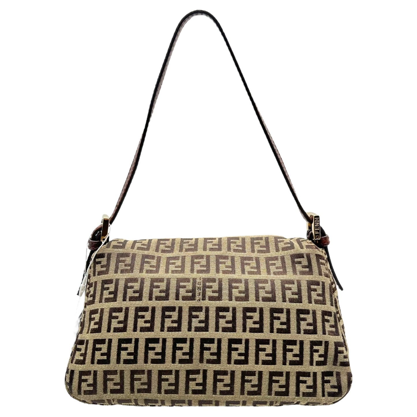 Fendi Brown Zucchino Mini Mama Baguette Bag