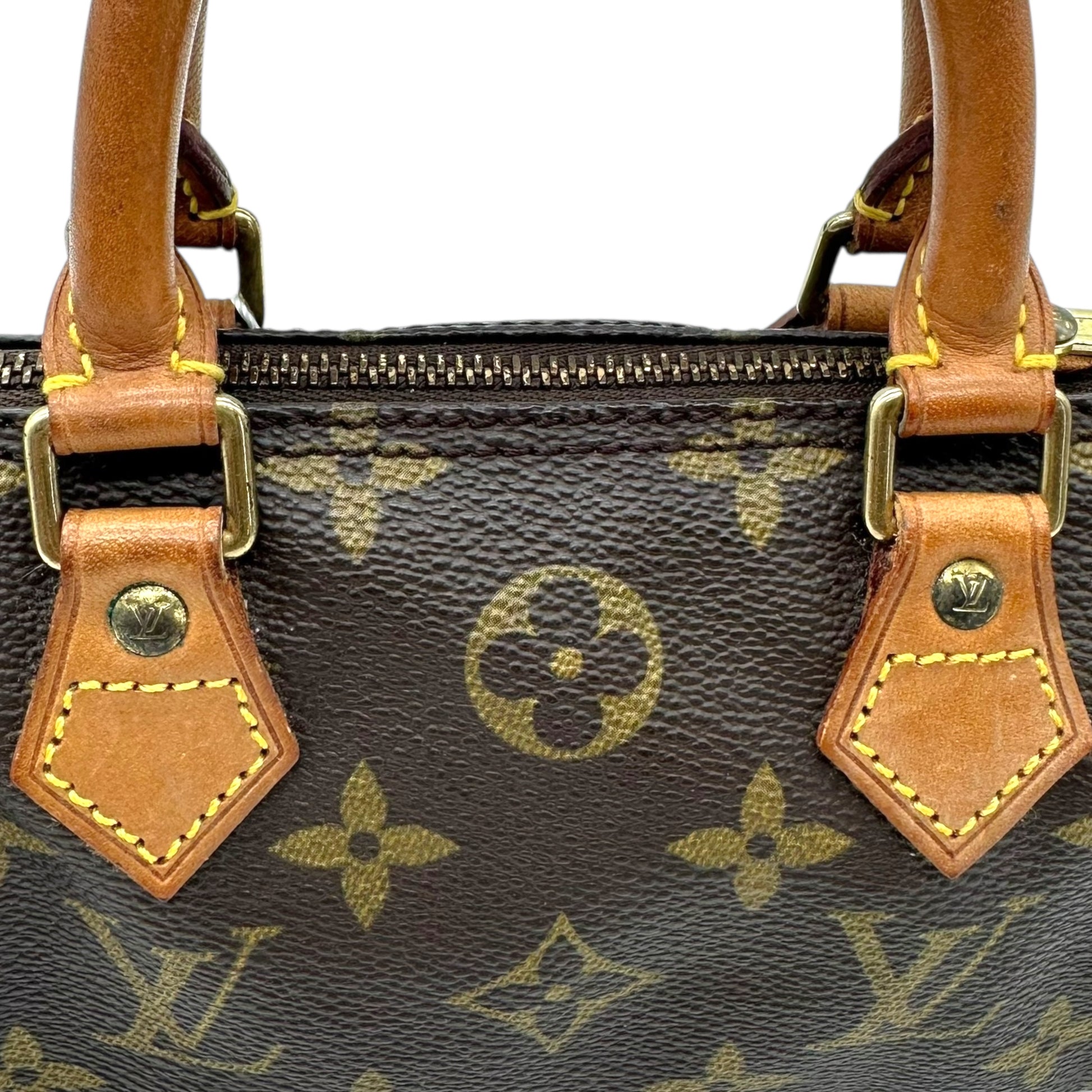 Louis Vuitton Monogram Canvas Mini Speedy Bag - Outfit Repeater