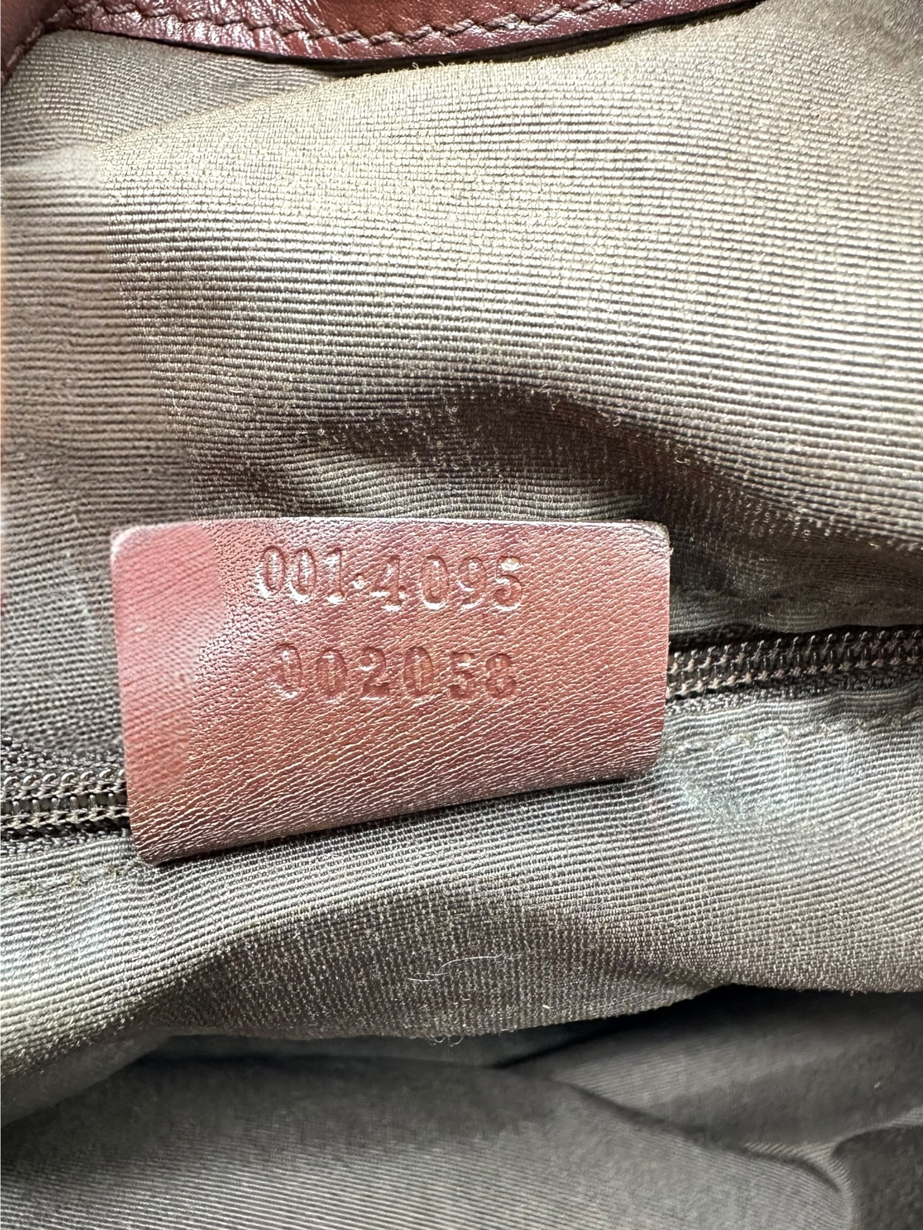 Gucci Brown Monogram Bamboo Strap 2-Way Hobo Bag - Outfit Repeater