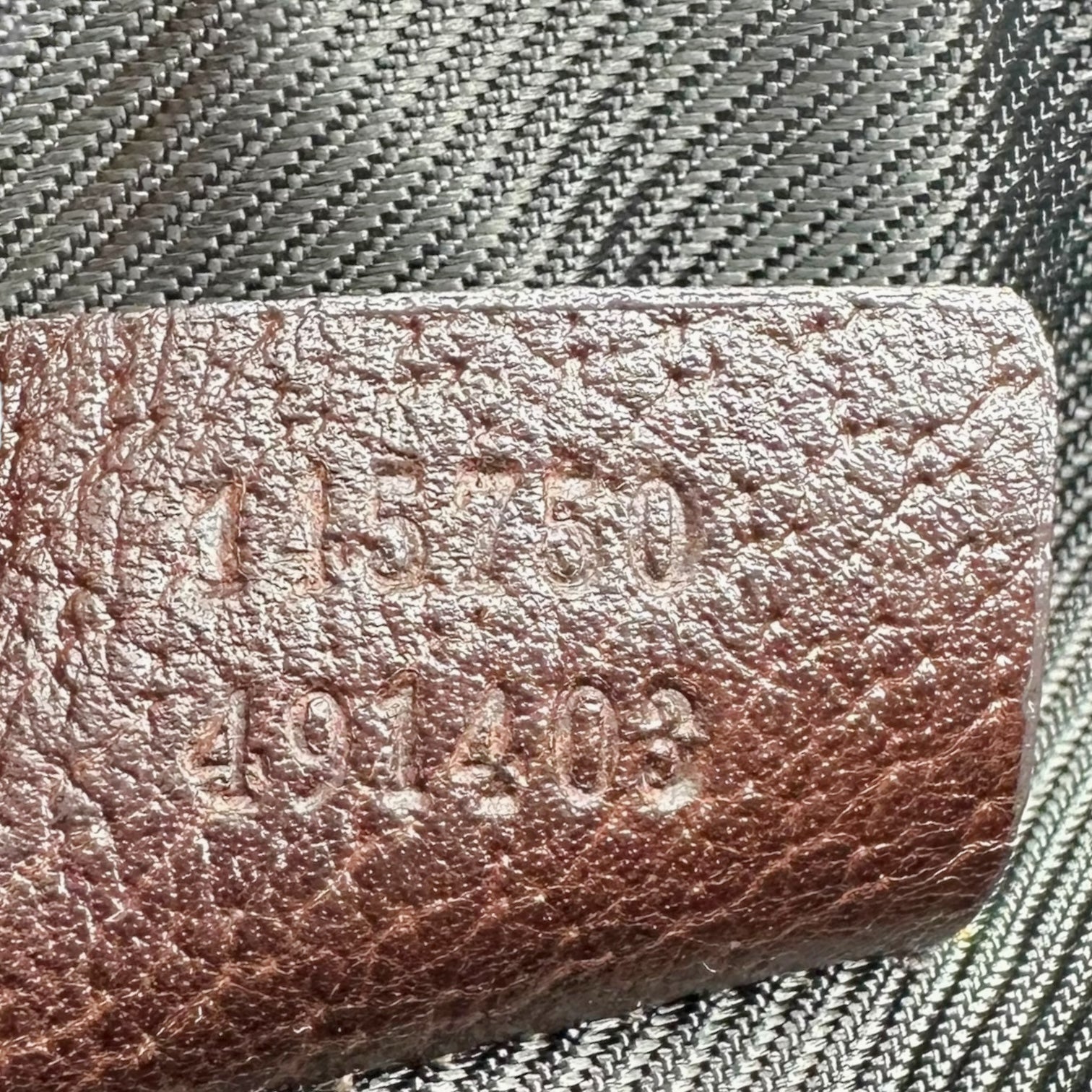 Gucci Brown Monogram Leather Trim Abby Shoulder Pochette - Outfit Repeater