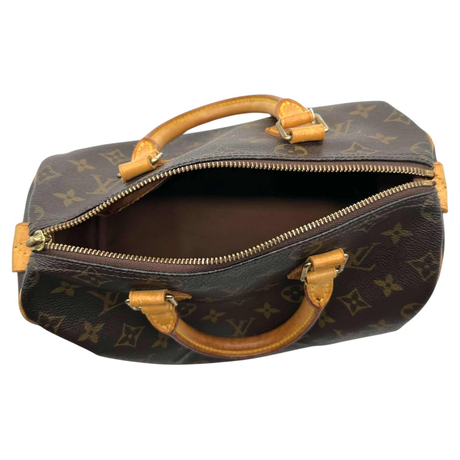 Louis Vuitton Monogram Canvas Speedy 25 - zip pull missing - Outfit Repeater