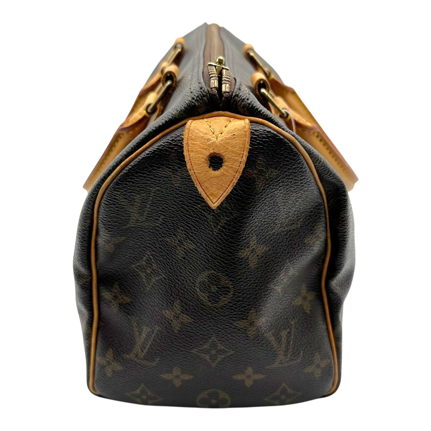 Louis Vuitton Monogram Canvas Speedy 25 - zip pull missing - Outfit Repeater