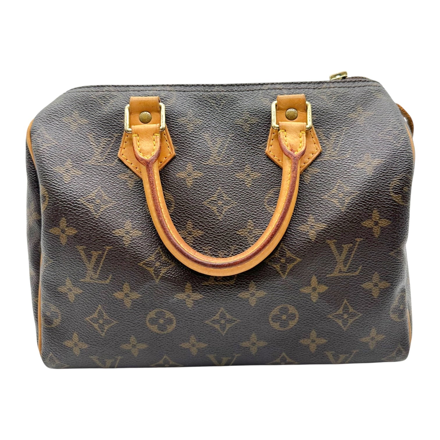 Louis Vuitton Monogram Canvas Speedy 25 - zip pull missing - Outfit Repeater