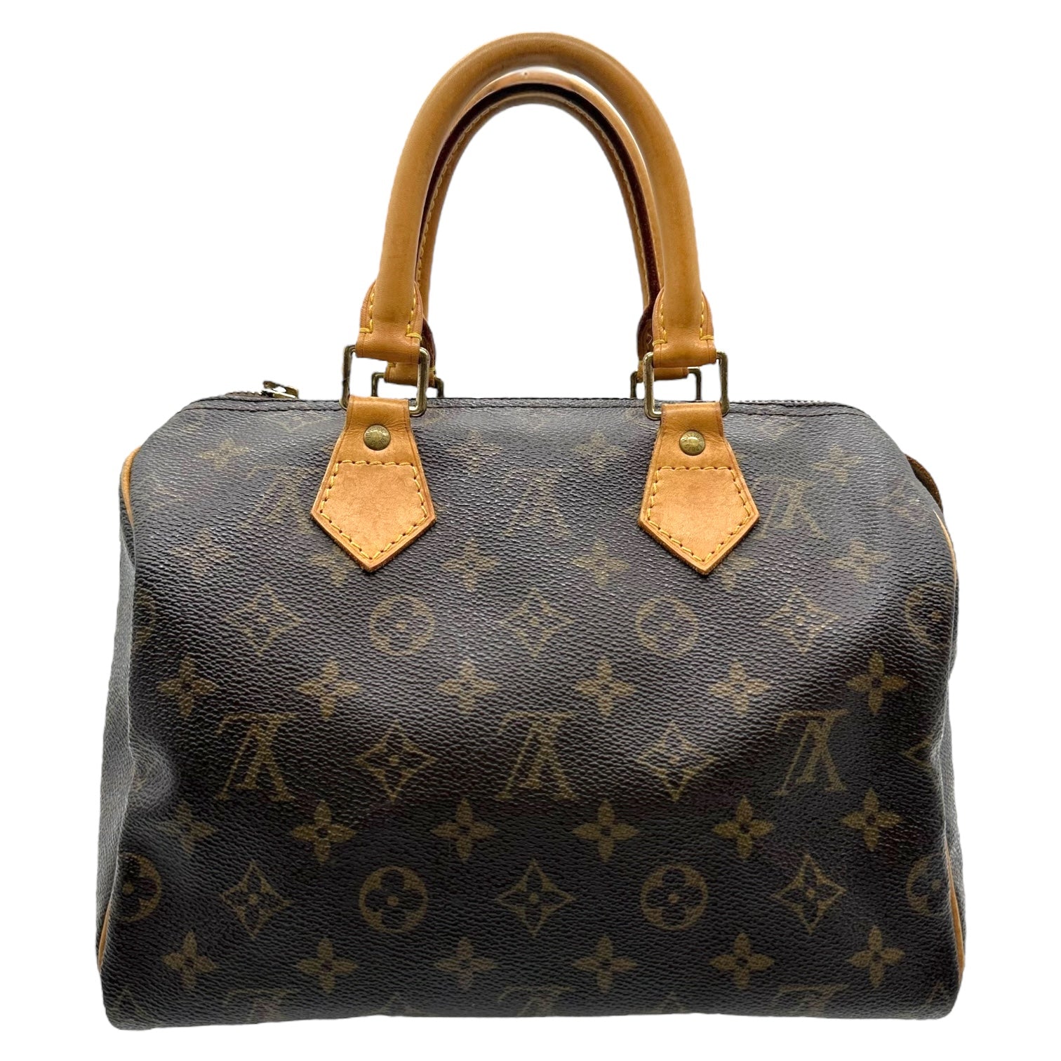 Louis Vuitton Monogram Canvas Speedy 25 - zip pull missing - Outfit Repeater