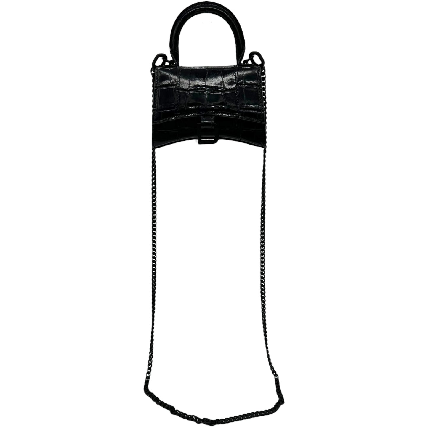 Balenciaga Black Micro Hourglass Bag - Outfit Repeater
