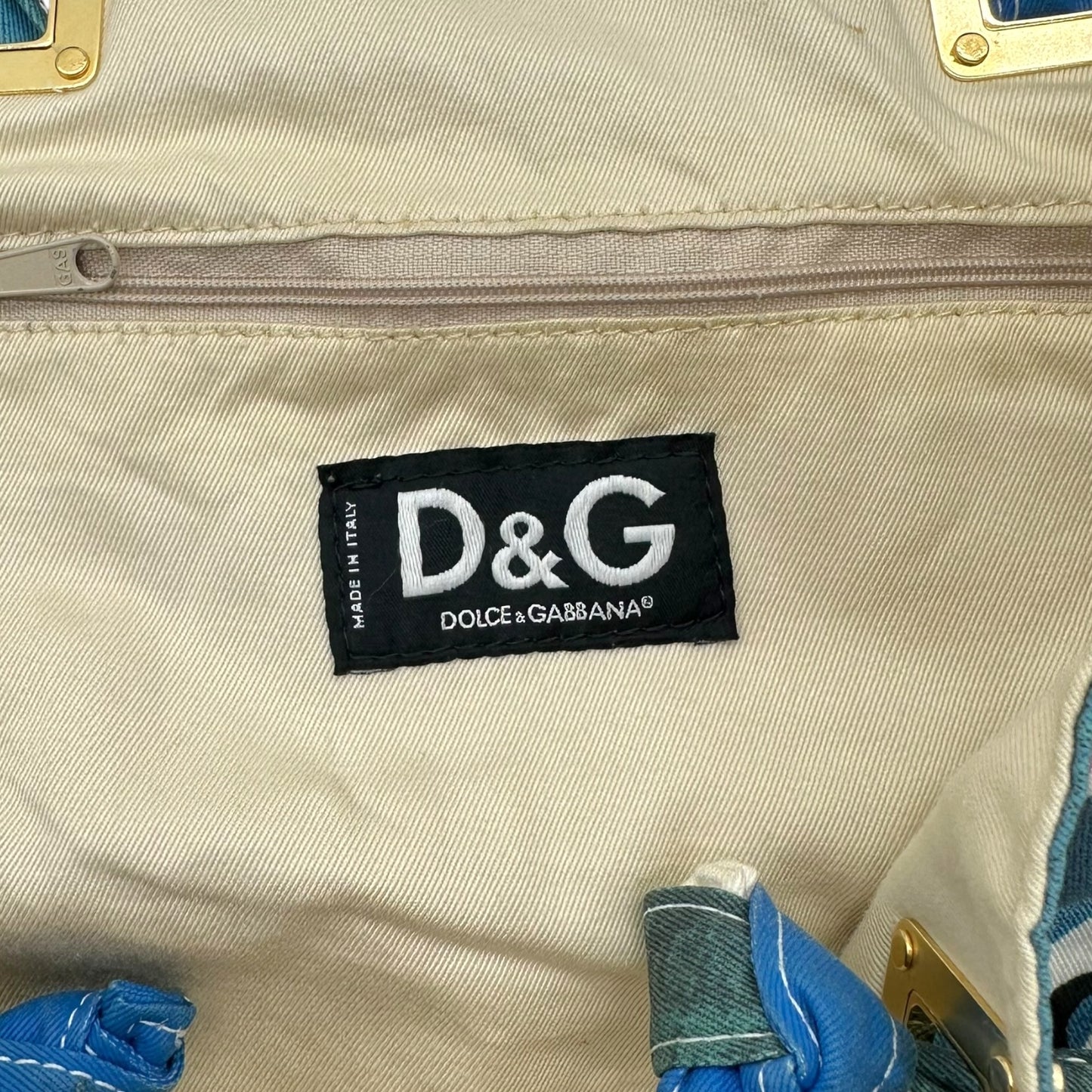 Dolce & Gabbana Seychelles Canvas Tote Bag - Outfit Repeater