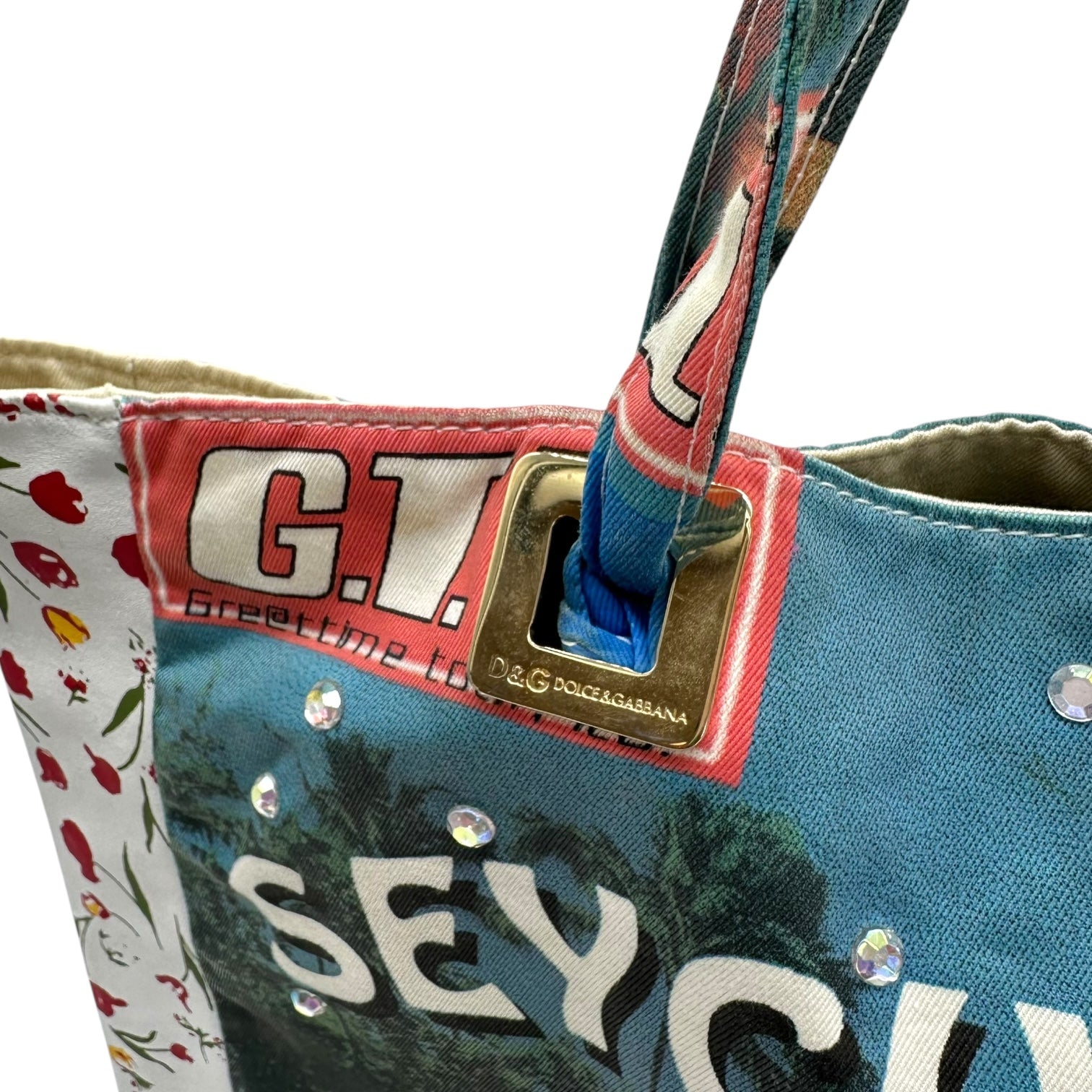 Dolce & Gabbana Seychelles Canvas Tote Bag - Outfit Repeater