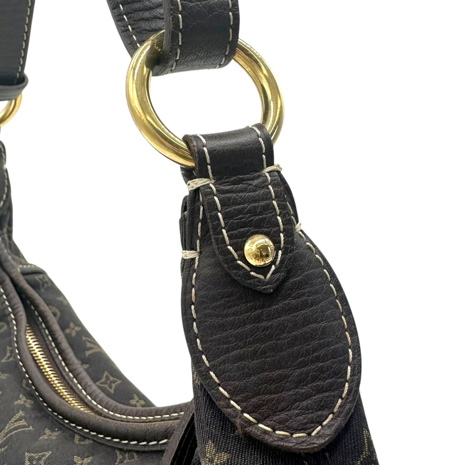 Louis Vuitton Brown Lin Monogram Manon PM Shoulder Bag - Outfit Repeater