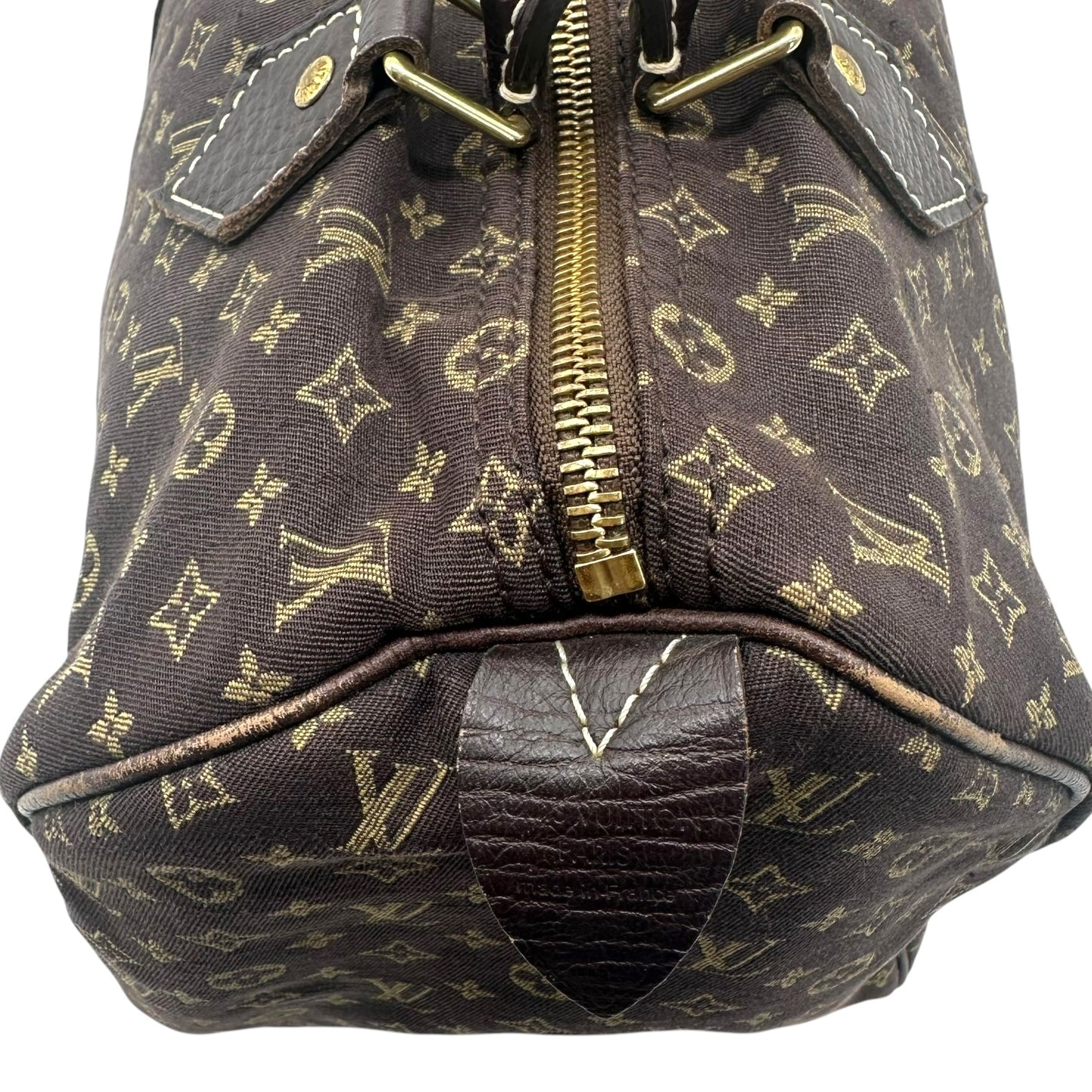 Louis Vuitton Brown Lin Monogram Speedy 30 Bag - Outfit Repeater