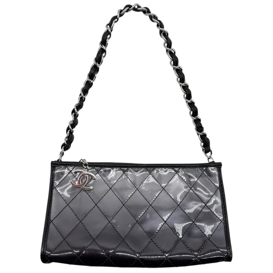 Chanel Clear-Black Gradient Vinyl Pochette Bag 2006-08 - Outfit Repeater