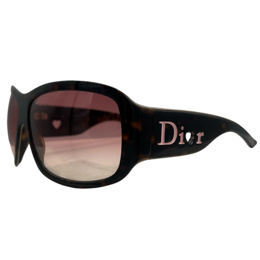 Dior Lovingly Dior 1 Tortoise Oversized Sunglasses