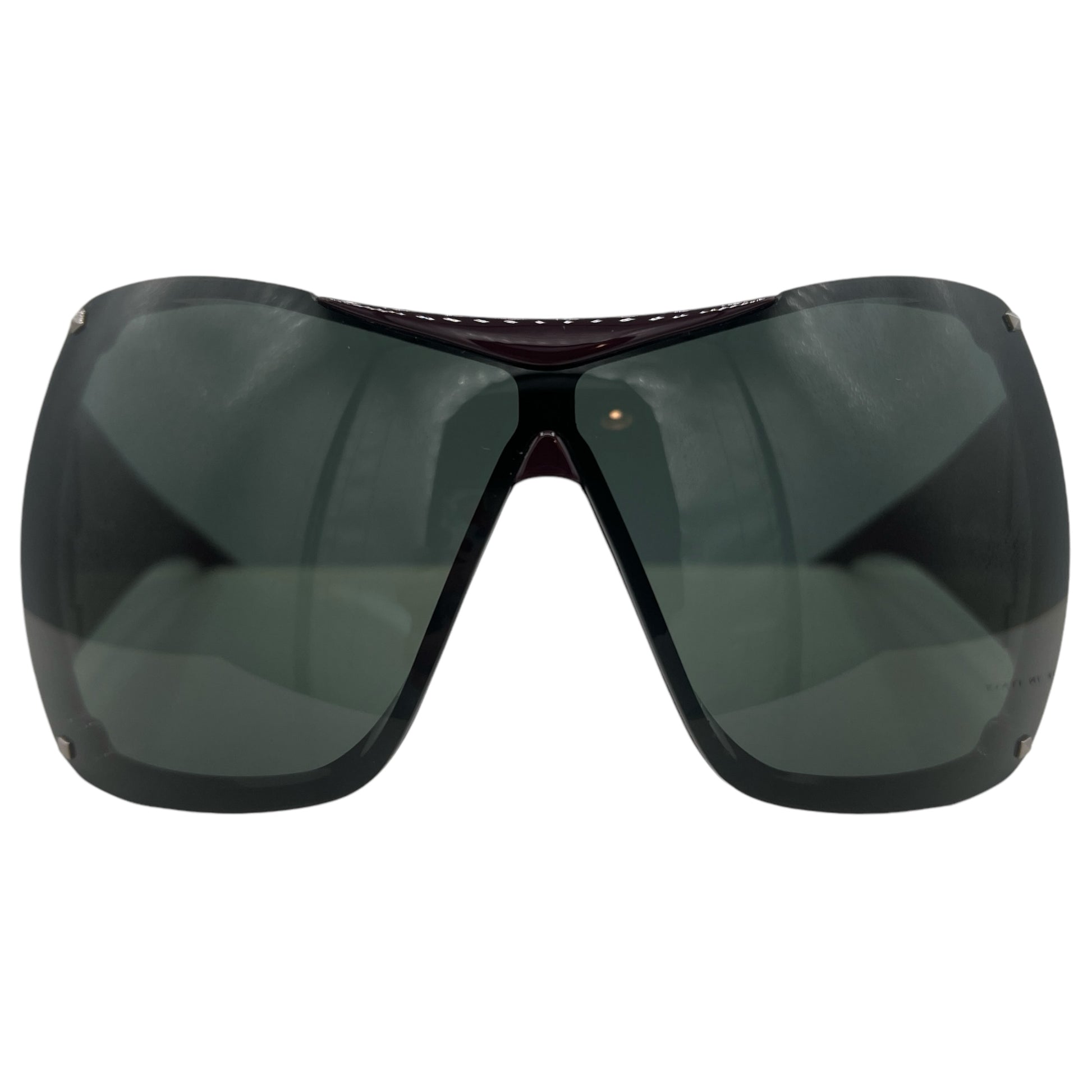 Dior Overshine 1 Burgudy Oversized Shield Sunglasses - Outfit Repeater