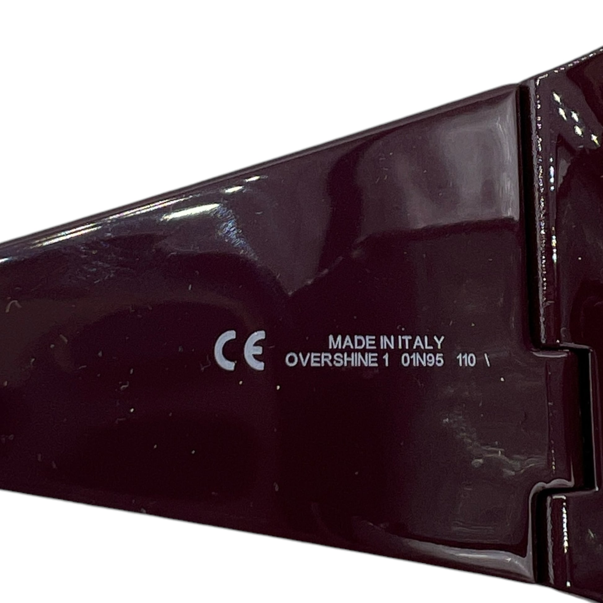 Dior Overshine 1 Burgudy Oversized Shield Sunglasses - Outfit Repeater