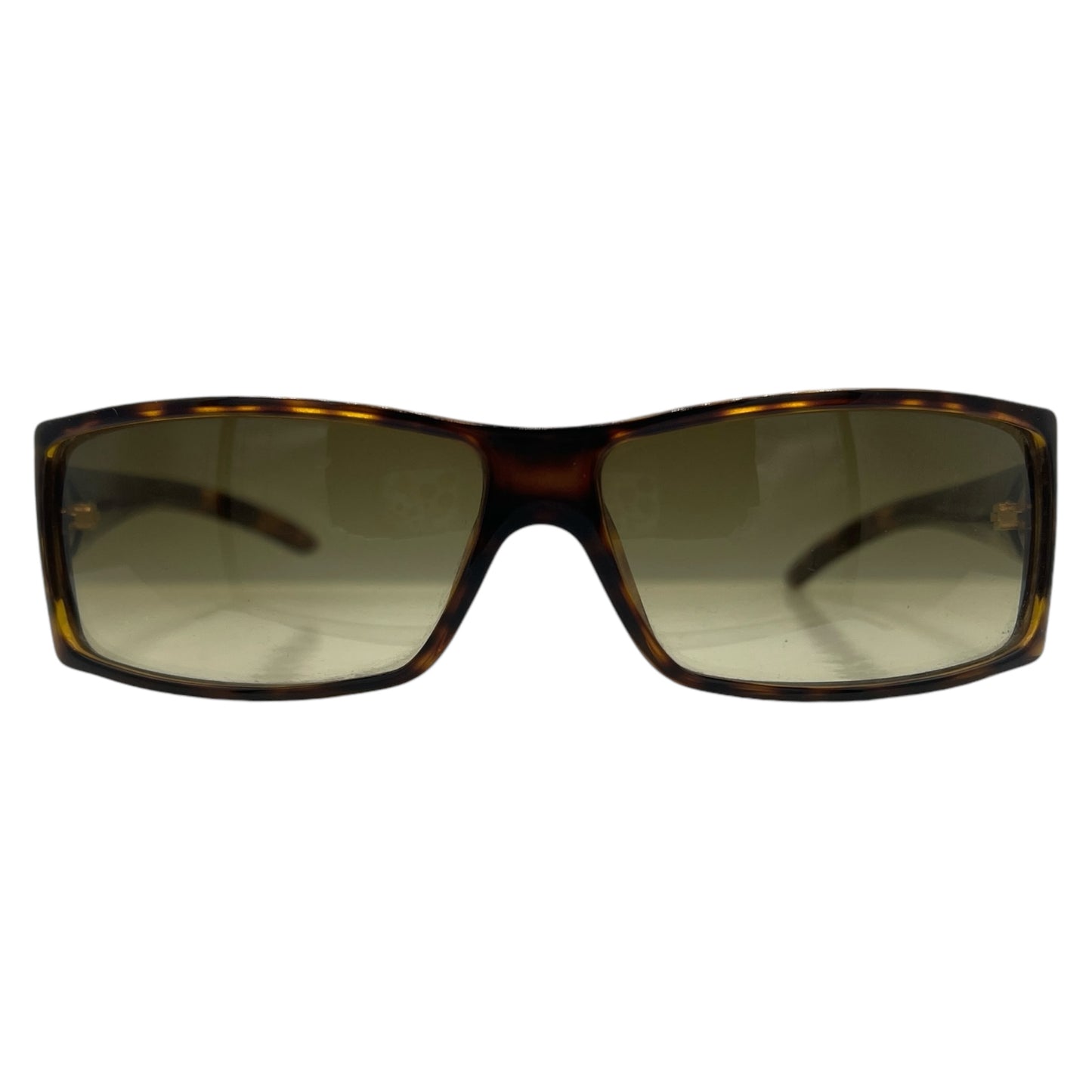 Gucci 90's Tortoise Brown Rectangle Sunglasses 2515/S