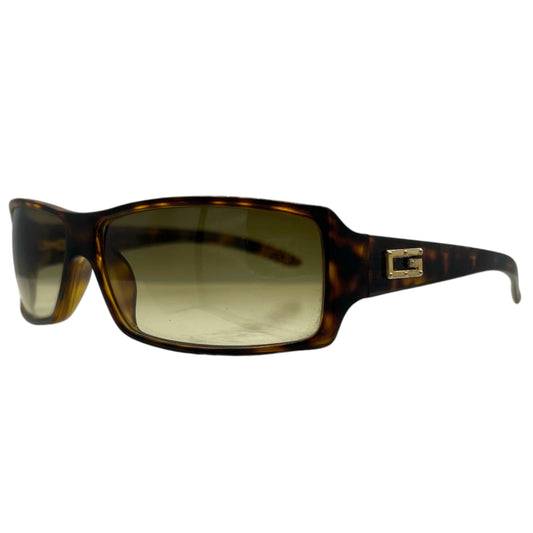 Gucci 90's Tortoise Brown Rectangle Sunglasses 2515/S