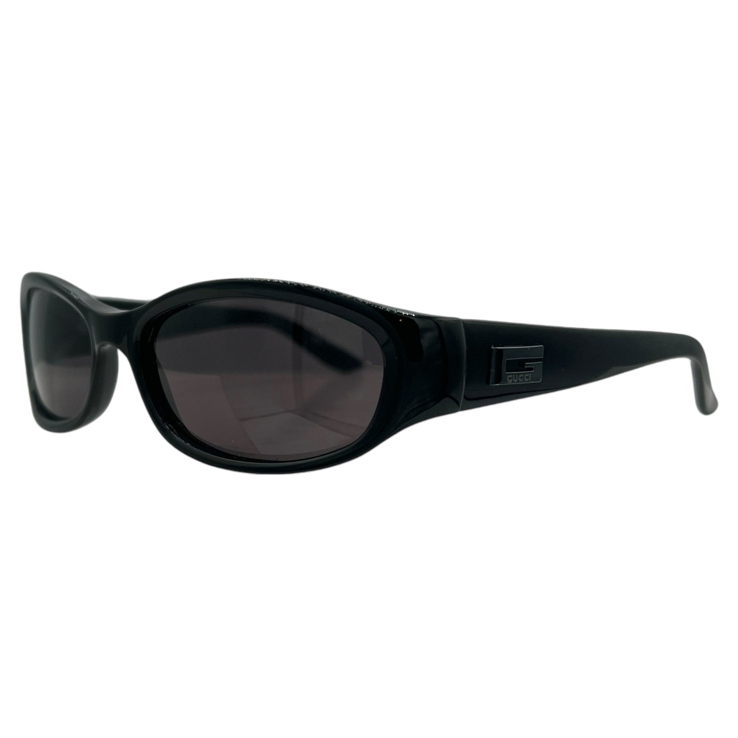 Gucci 90's Black Oval Sunglasses 2456/S - Outfit Repeater