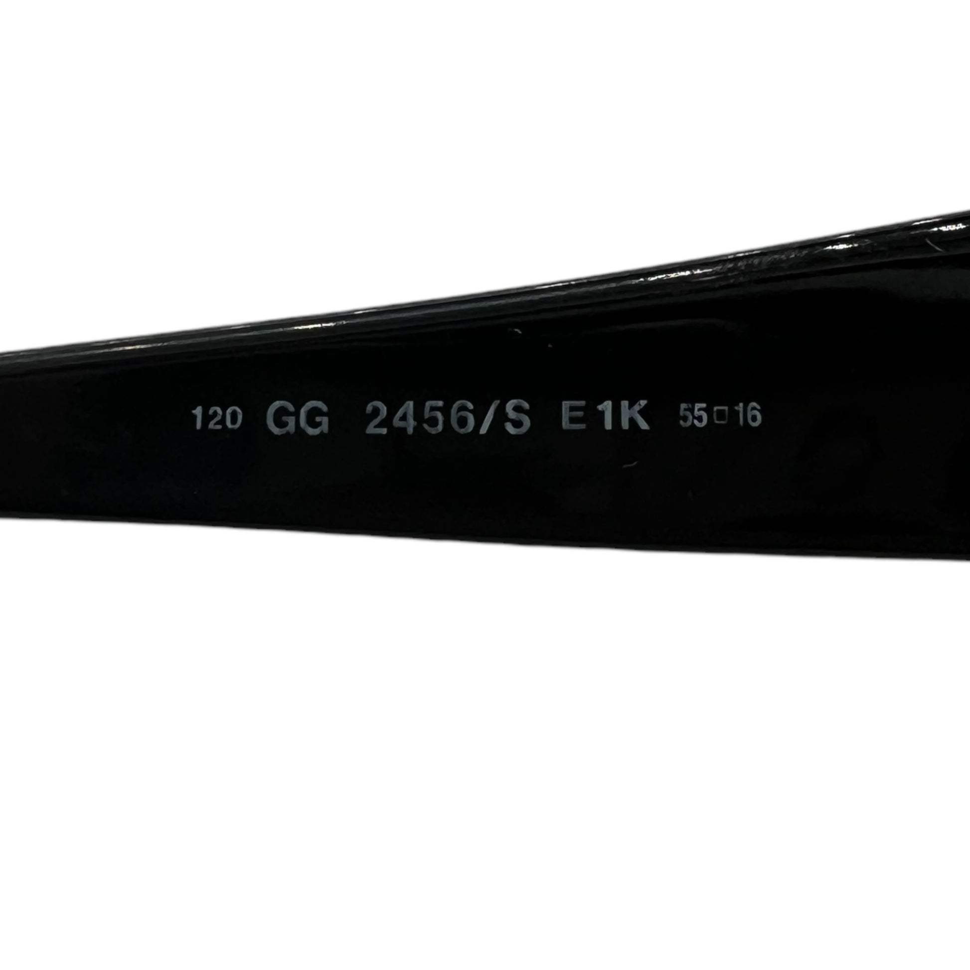 Gucci 90's Black Oval Sunglasses 2456/S - Outfit Repeater