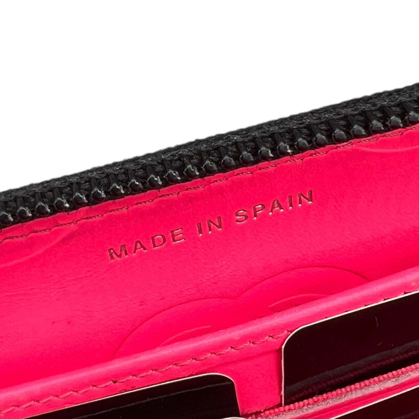 Chanel Black Quilted Zipper Wallet