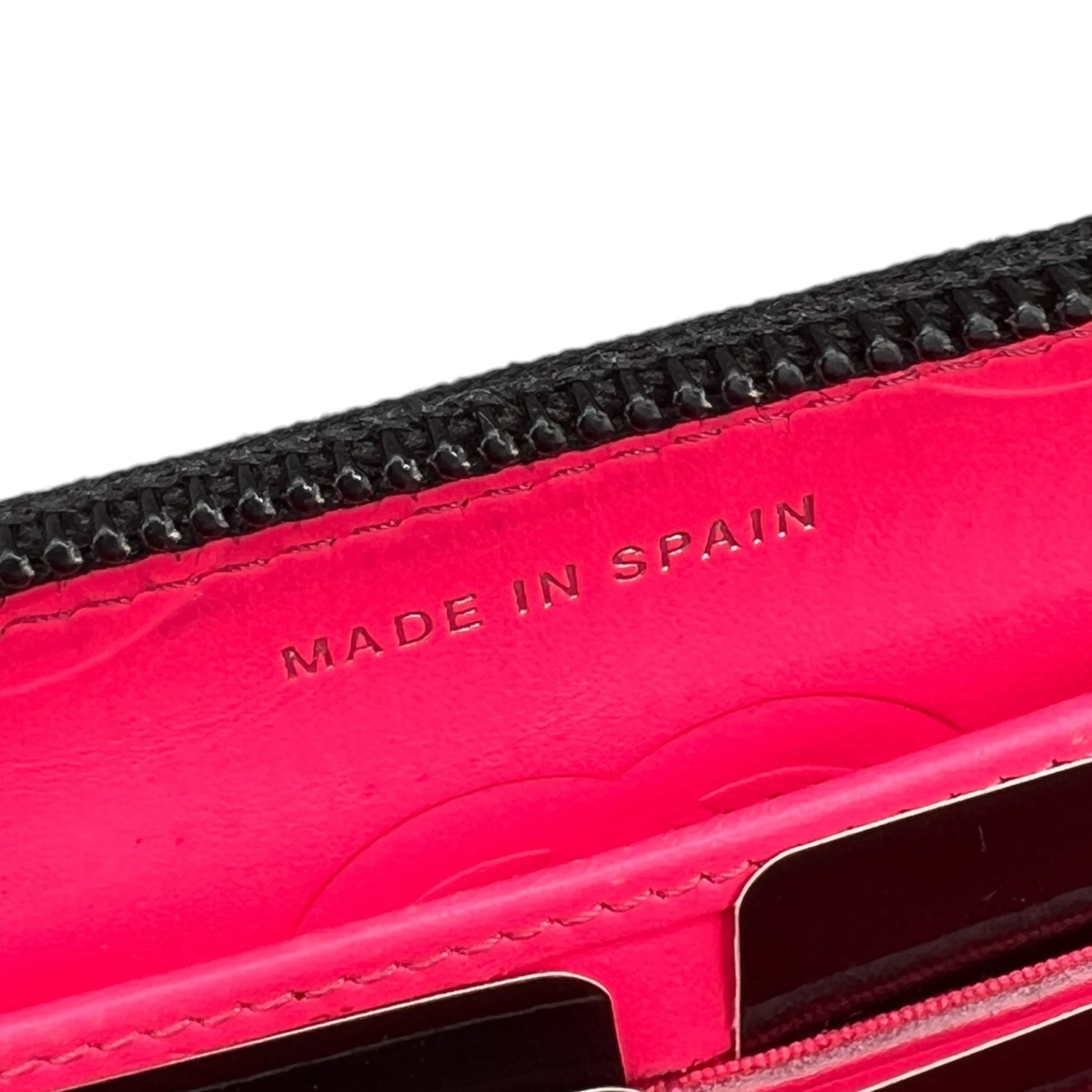 Chanel Black Quilted Zipper Wallet
