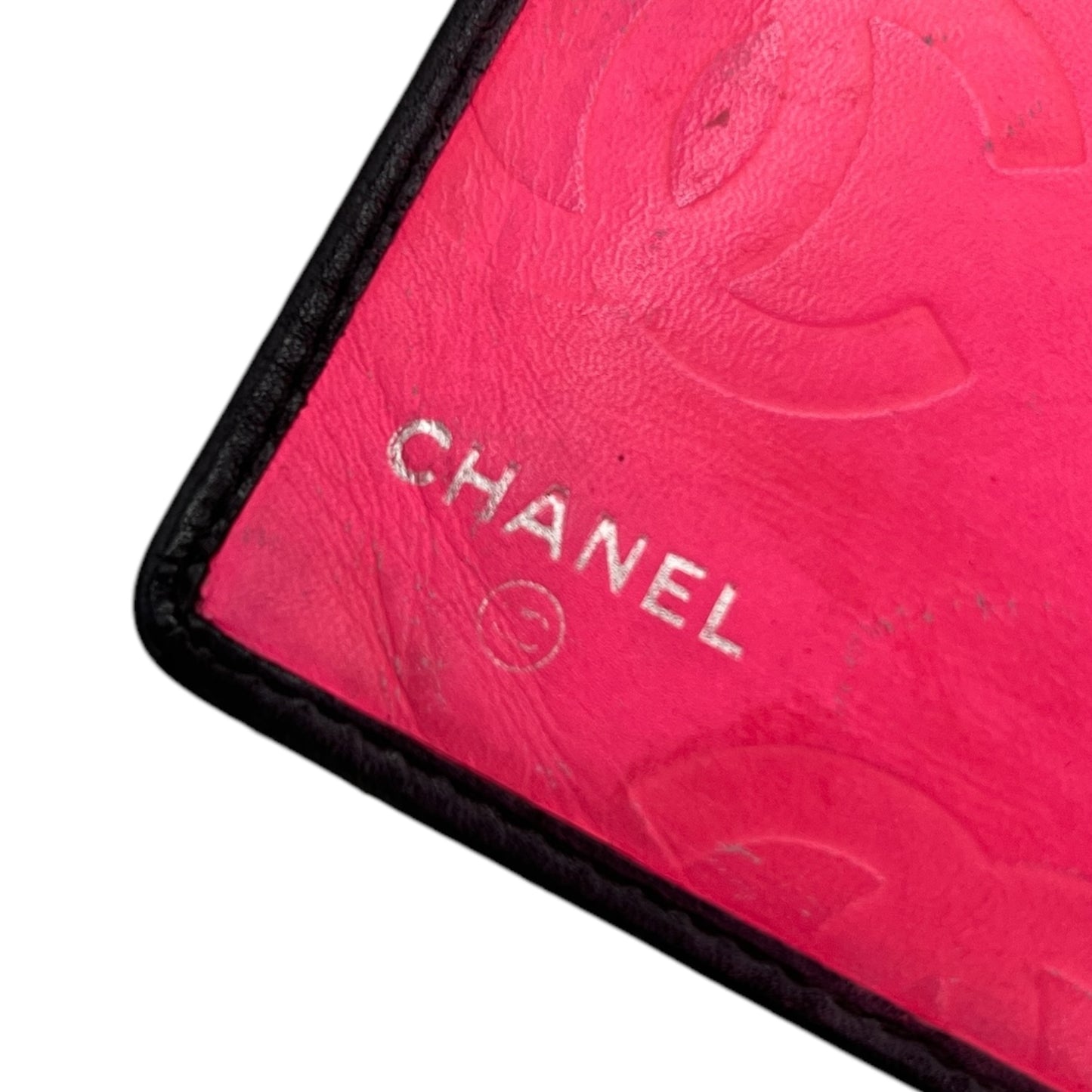 Chanel Cambon Black Quilted Bi-Fold Long Wallet