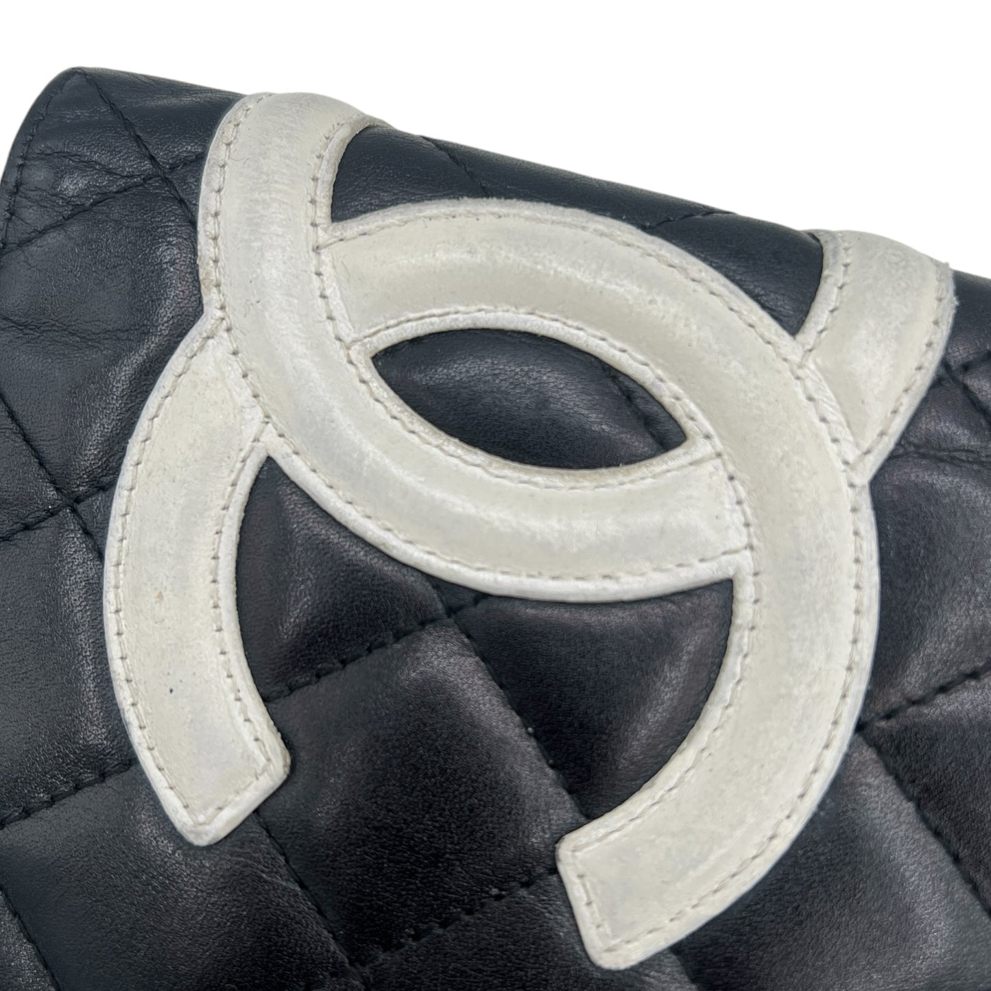 Chanel Cambon Quilted Bi-Fold Long Wallet