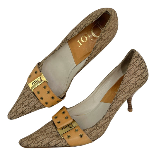 Christian Dior Street Chic Monogram Canvas Heels