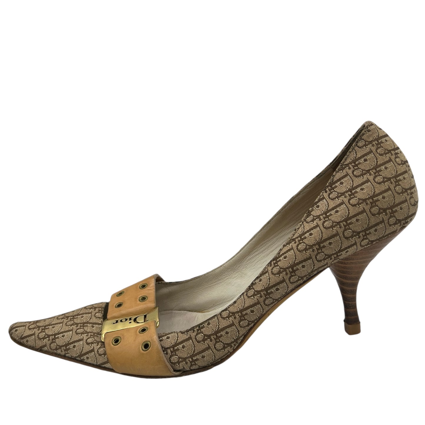 Christian Dior Street Chic Monogram Canvas Heels