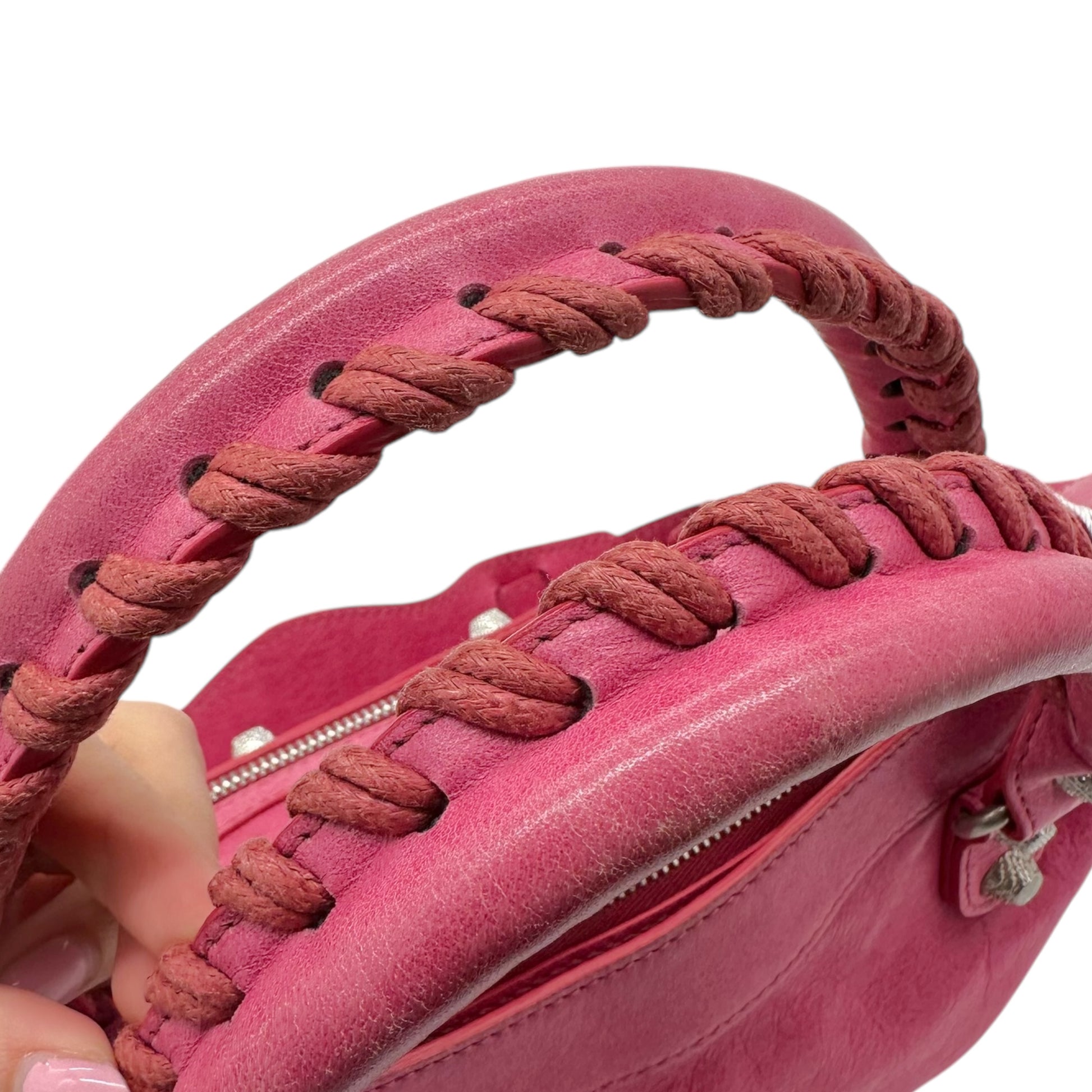 Balenciaga Hot Pink City Bag - Outfit Repeater