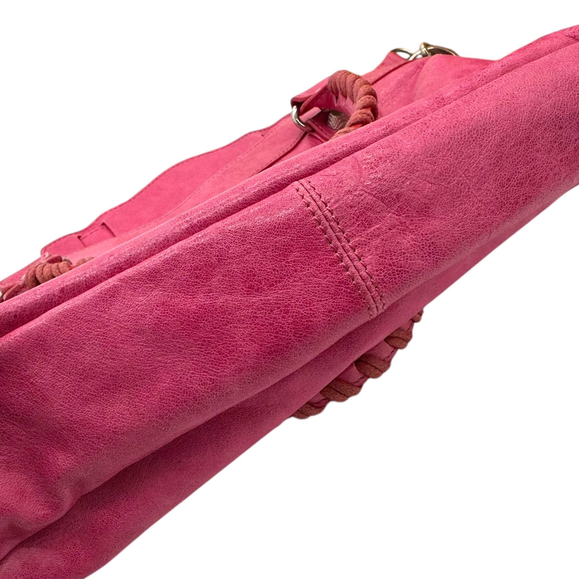 Balenciaga Hot Pink City Bag - Outfit Repeater