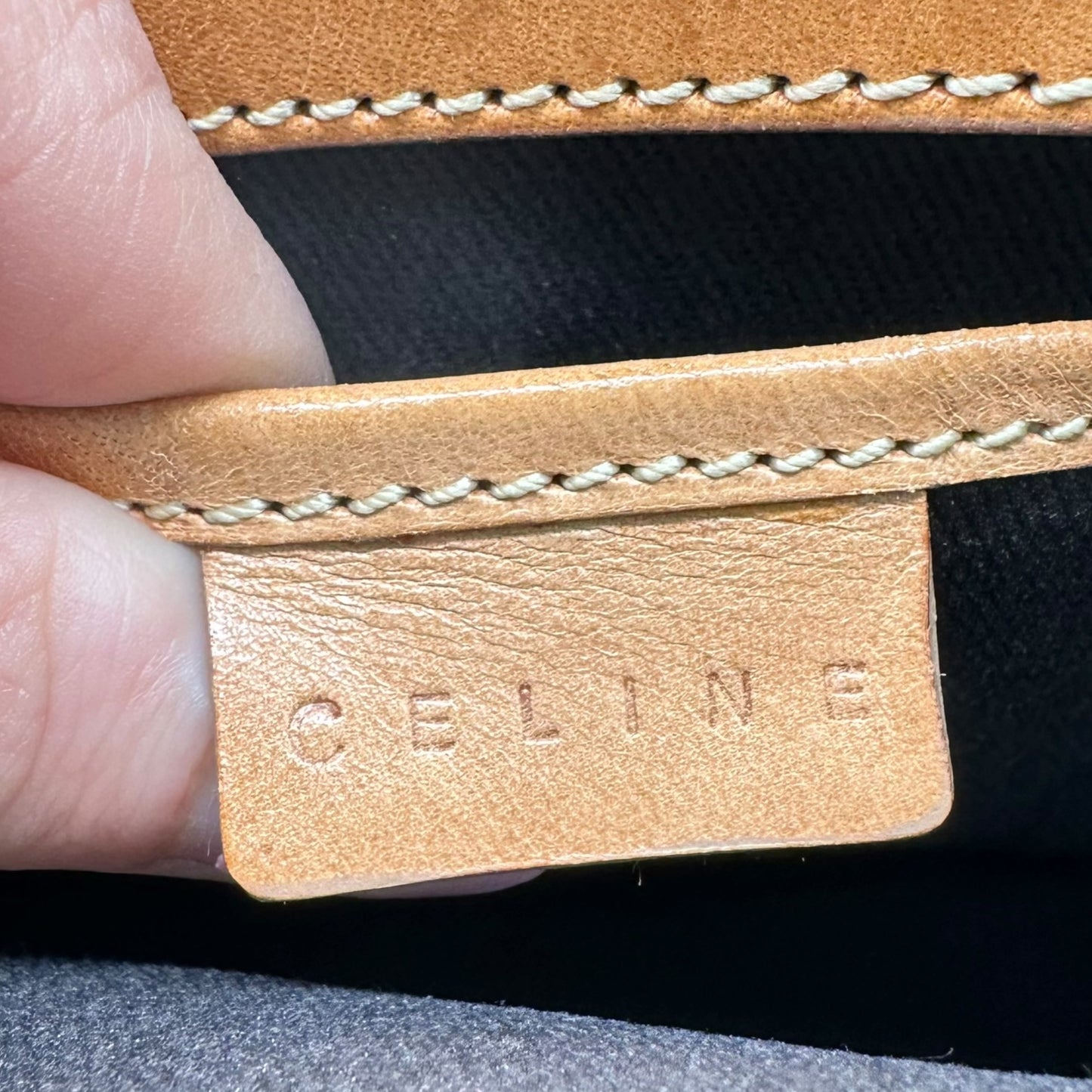 Celine Brown Macadam Monogram Shoulder Bag - Outfit Repeater