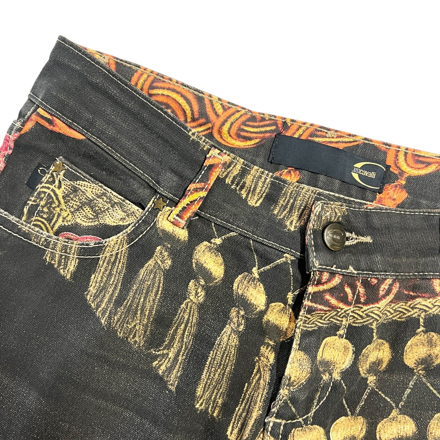 Just Cavalli by Roberto Cavalli Rope Printed Jeans - Outfit Repeater