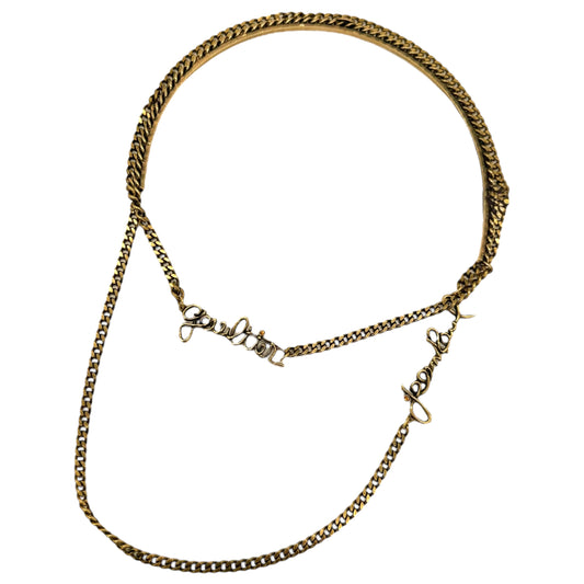 Jean Paul Gaultier Logo Necklace