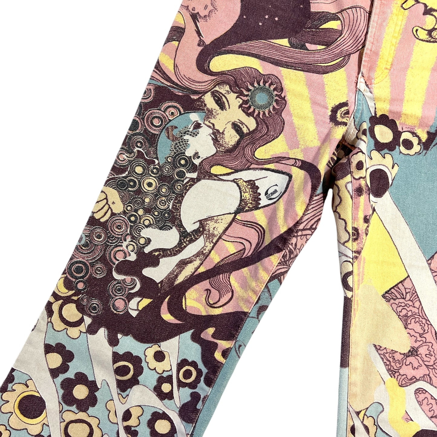 Just Cavalli by Roberto Cavalli Psychedelic Printed Jeans