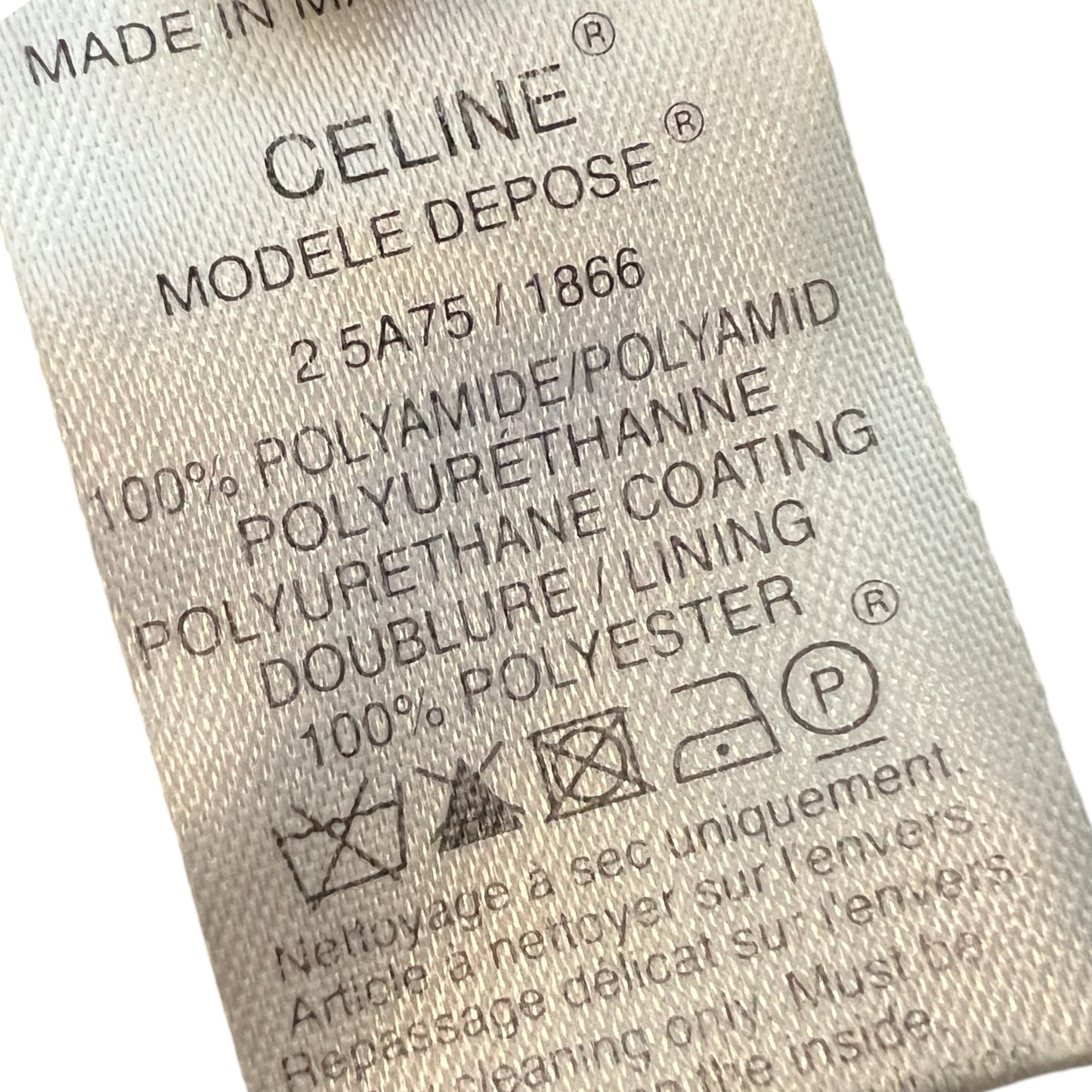 Celine Black Bomber Puffer Coat with High Collar