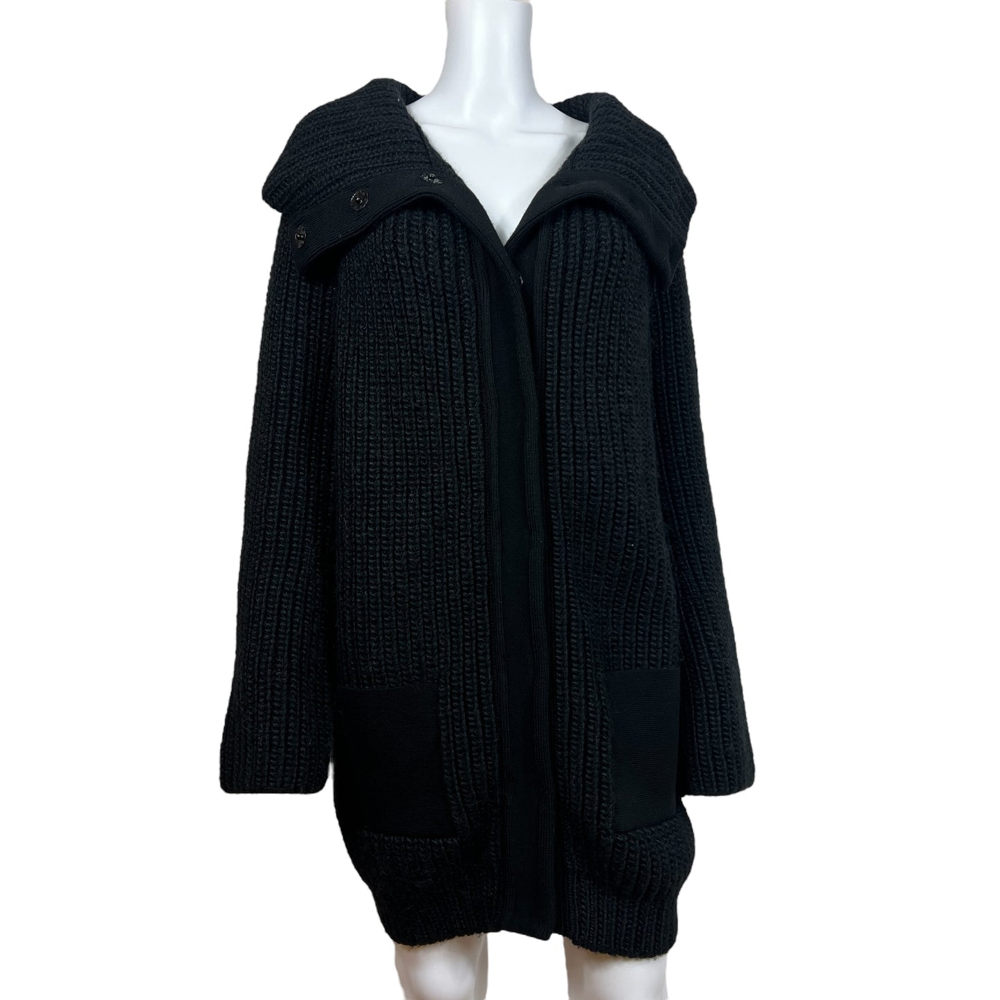 Balenciaga Black Oversized Cardigan Jacket