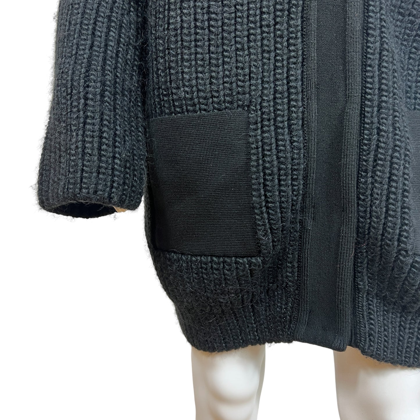 Balenciaga Black Oversized Cardigan Jacket