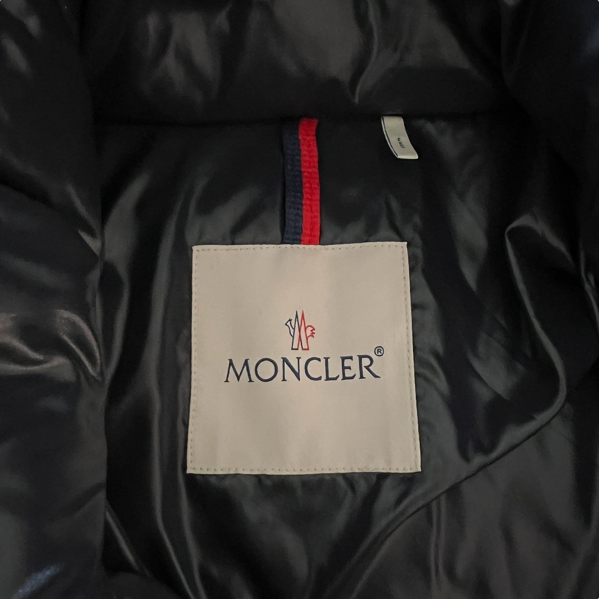 Moncler Navy Blue Long Down Fill Puffer Coat