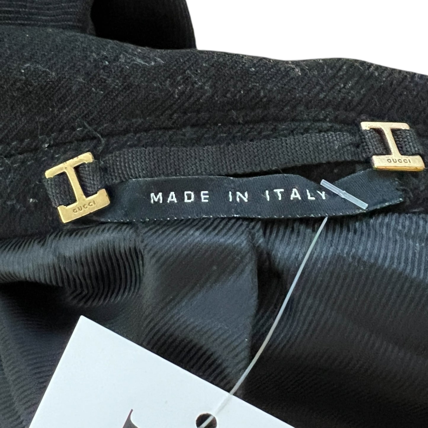 Gucci Black Wool Trench Coat M