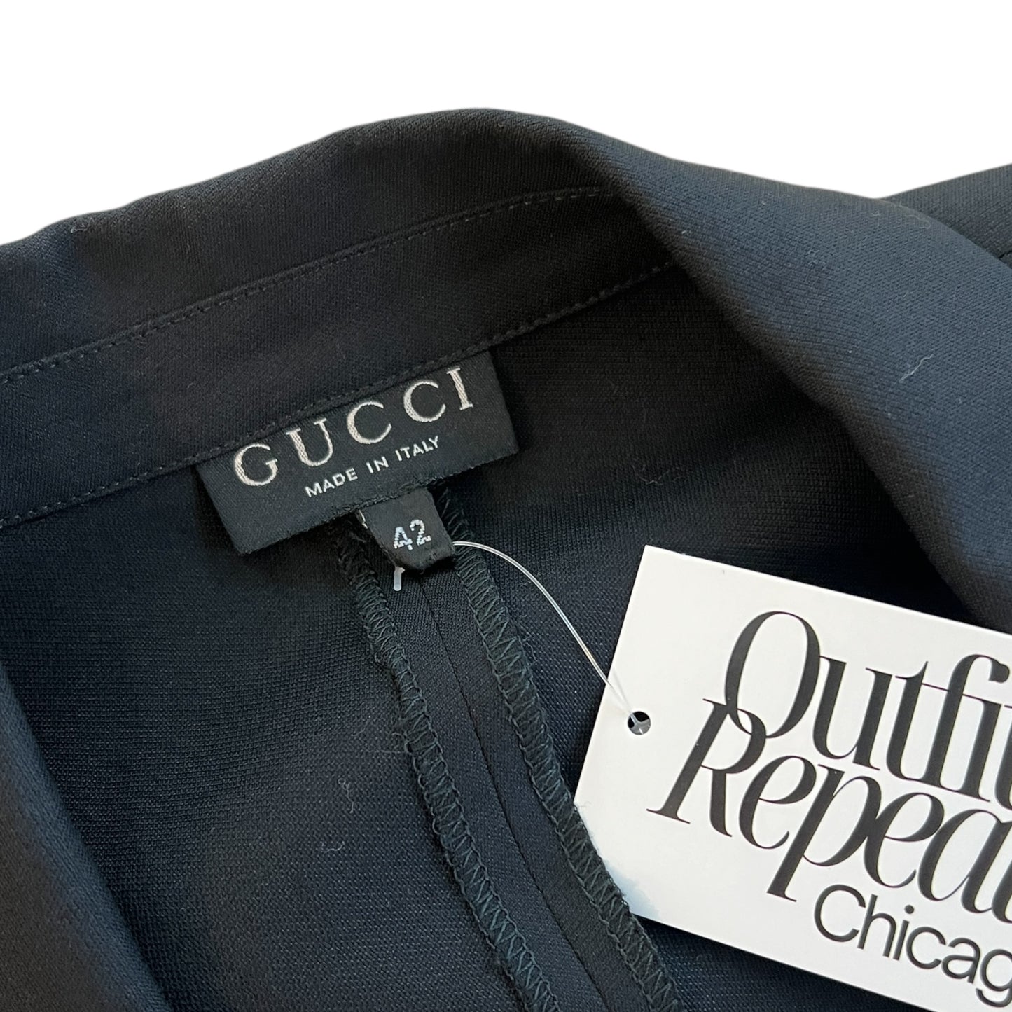 Gucci F/W 1995 Black Wool Longline Jacket