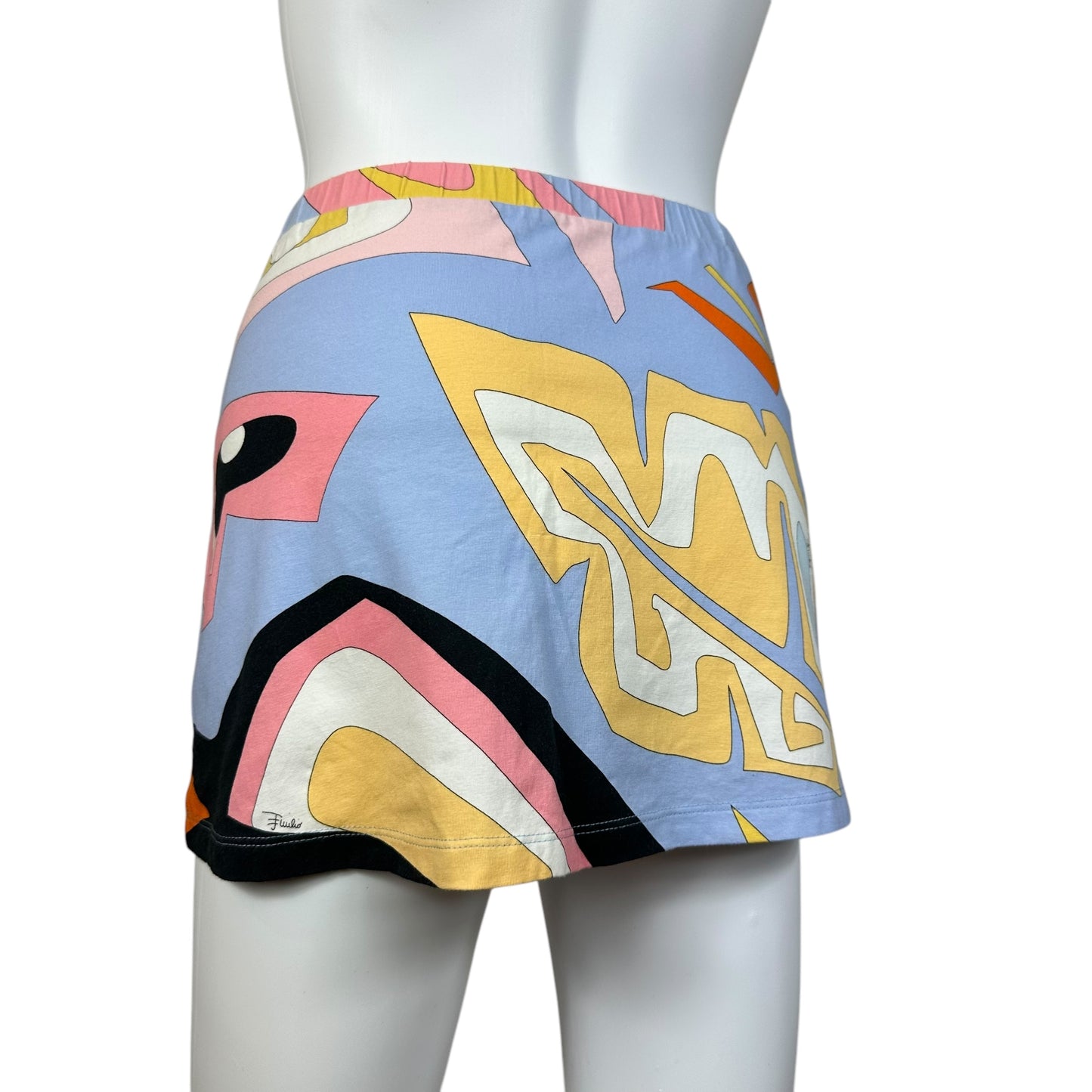 Emilio Pucci Firenze Multicolor Patterned Mini Skirt